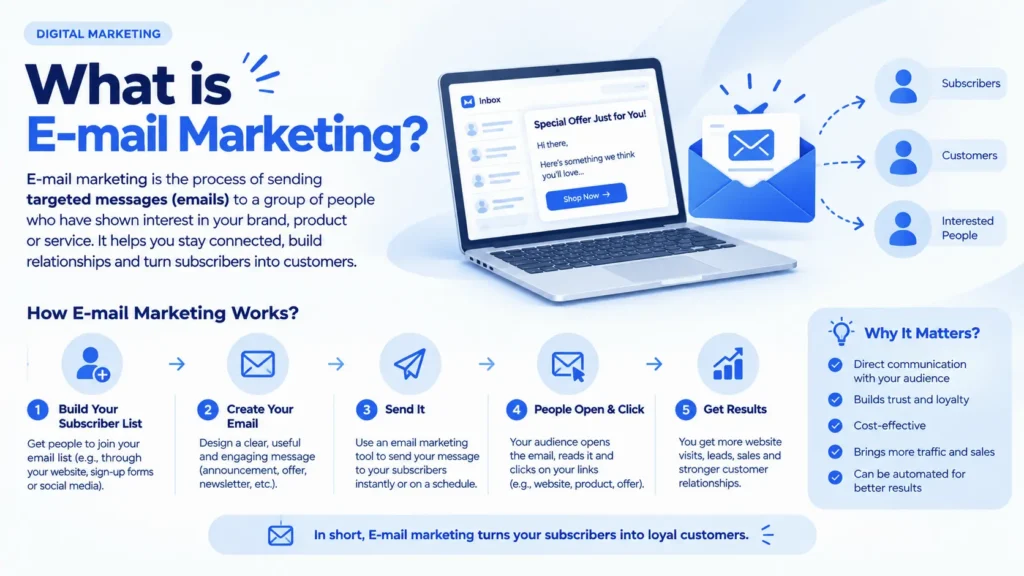 What is e mail marketing ?