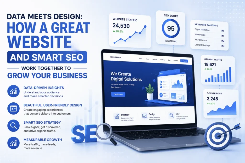 How a great website and smart SEO work together to grow your business​